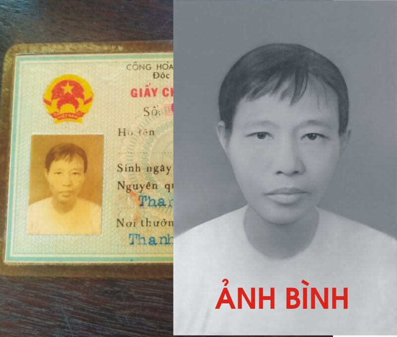 Làm ảnh thờ cũ